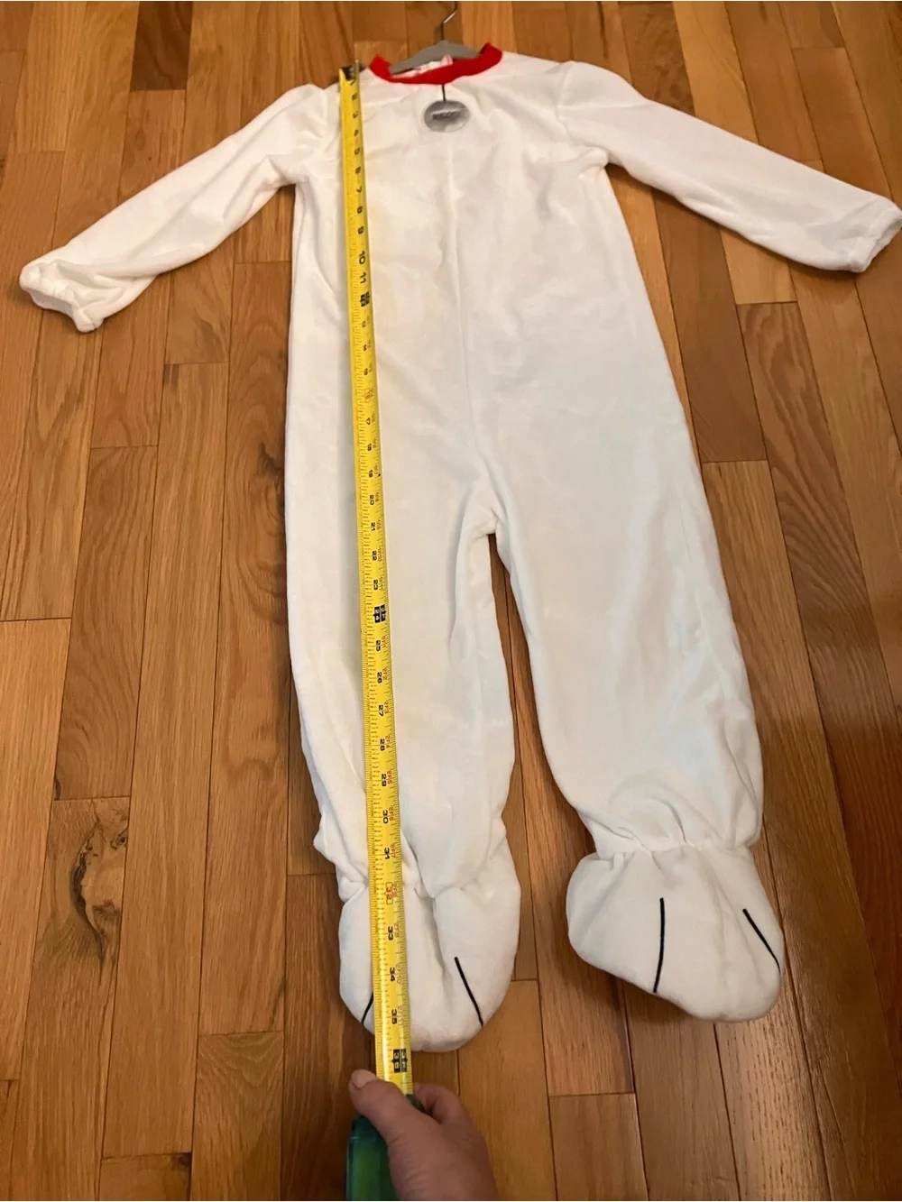 Spirit Peanuts Snoopy Toddler Costume - White with Black Ears and Red Collar